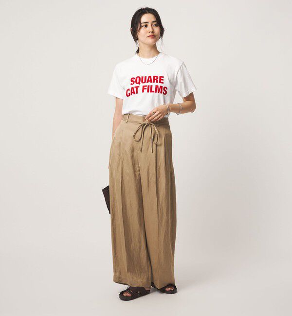 UNITED ARROWS green label relaxing「【別注】＜SQUARE CATFILMS＞フォトプリント Tシャツ」|Tシャツ・カットソー|
