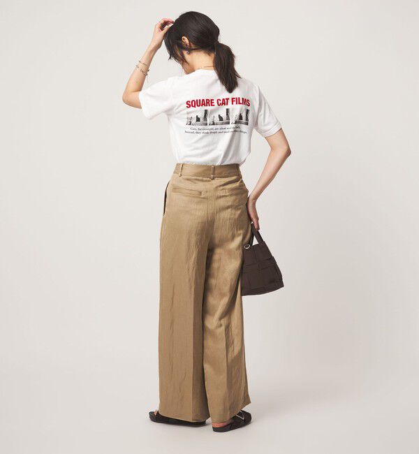 UNITED ARROWS green label relaxing「【別注】＜SQUARE CATFILMS＞フォトプリント Tシャツ」|Tシャツ・カットソー|