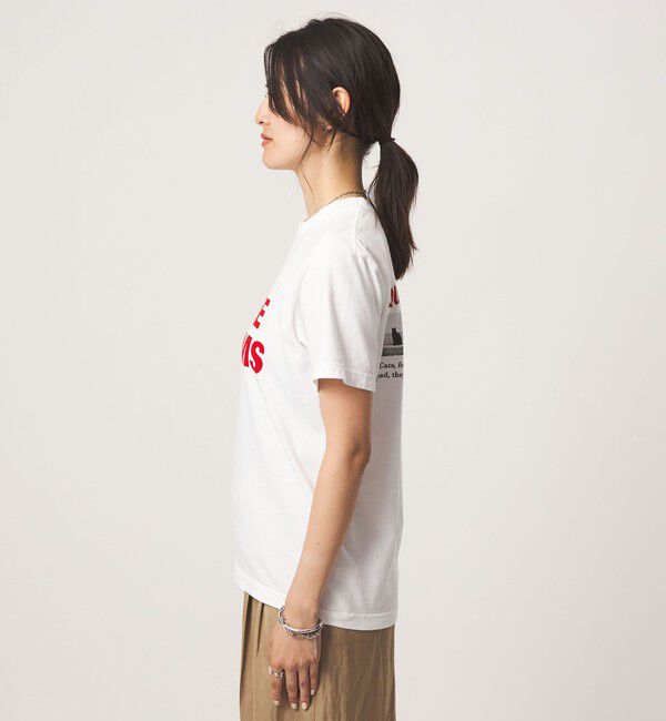 UNITED ARROWS green label relaxing「【別注】＜SQUARE CATFILMS＞フォトプリント Tシャツ」|Tシャツ・カットソー|
