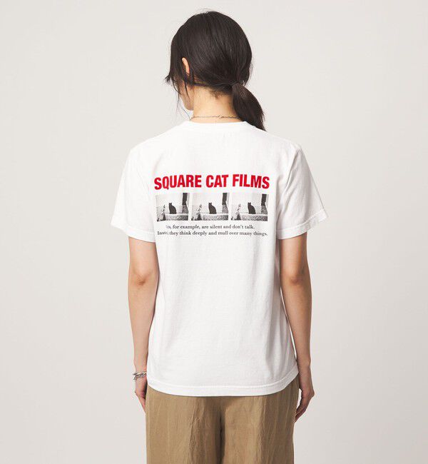 UNITED ARROWS green label relaxing「【別注】＜SQUARE CATFILMS＞フォトプリント Tシャツ」|Tシャツ・カットソー|