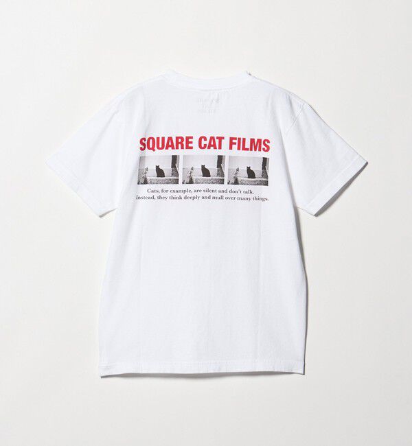 UNITED ARROWS green label relaxing「【別注】＜SQUARE CATFILMS＞フォトプリント Tシャツ」|Tシャツ・カットソー|