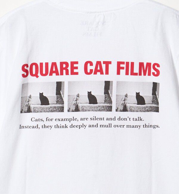 UNITED ARROWS green label relaxing「【別注】＜SQUARE CATFILMS＞フォトプリント Tシャツ」|Tシャツ・カットソー|
