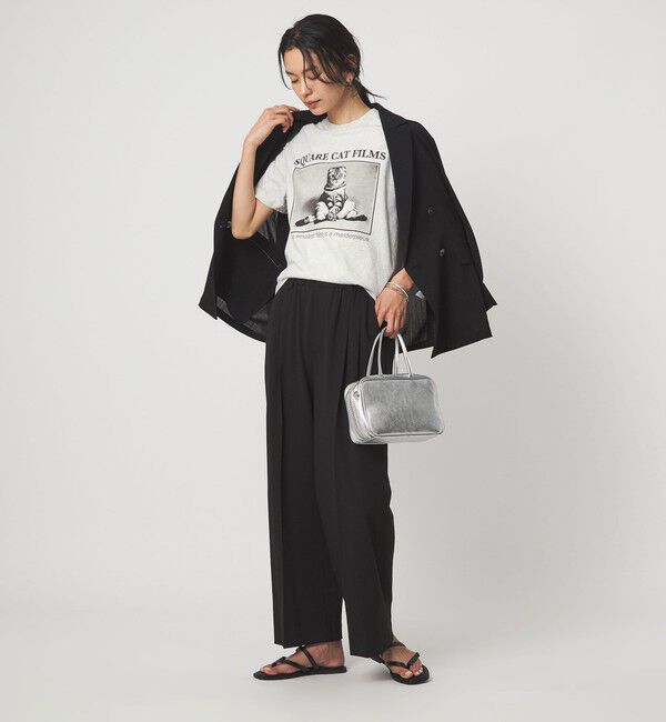 UNITED ARROWS green label relaxing「【別注】＜SQUARE CATFILMS＞フォトプリント Tシャツ」|Tシャツ・カットソー|