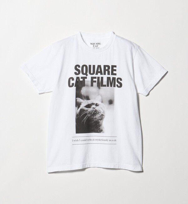 UNITED ARROWS green label relaxing「【別注】＜SQUARE CATFILMS＞フォトプリント Tシャツ」|Tシャツ・カットソー|