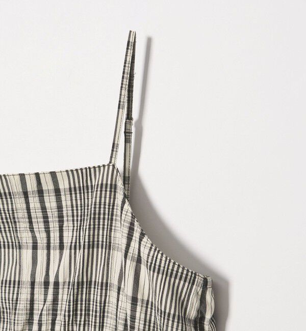 EMMEL REFINES「＜EMMEL REFINES＞EM ビッグチェック キャミワンピース」|ワンピース|