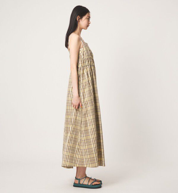 EMMEL REFINES「＜EMMEL REFINES＞EM ビッグチェック キャミワンピース」|ワンピース|