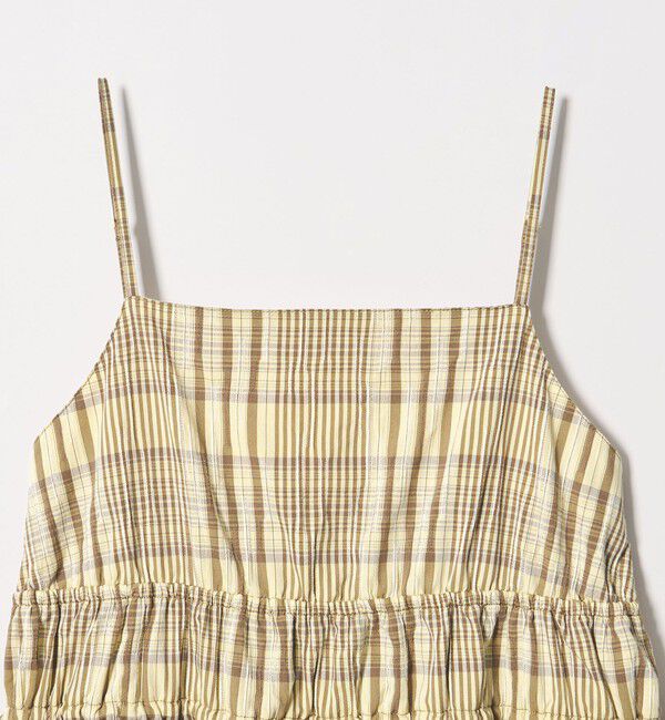 EMMEL REFINES「＜EMMEL REFINES＞EM ビッグチェック キャミワンピース」|ワンピース|