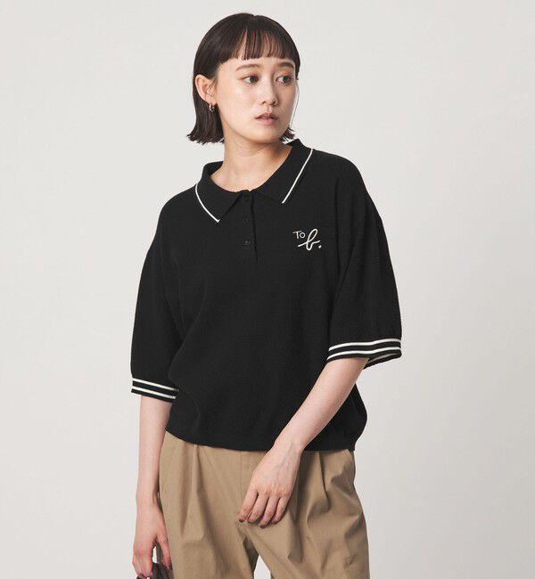 UNITED ARROWS green label relaxing「＜To b. by agnes b.コラボ＞ポロニット」|ニット・セーター|