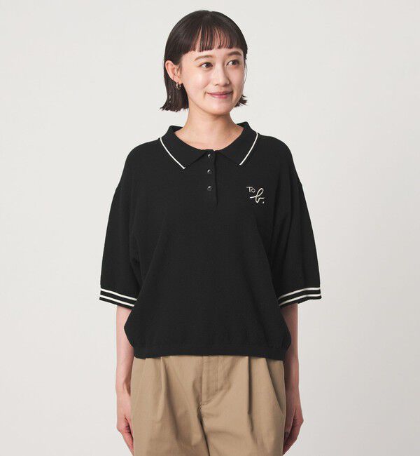 UNITED ARROWS green label relaxing「＜To b. by agnes b.コラボ＞ポロニット」|ニット・セーター|