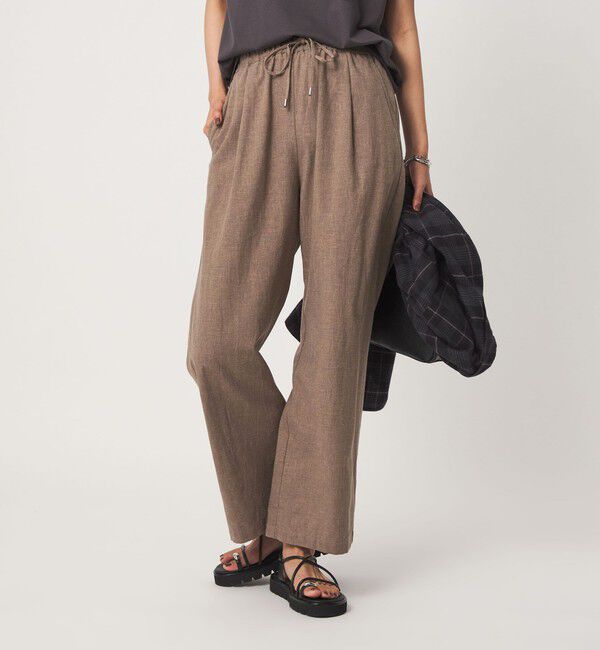 UNITED ARROWS green label relaxing「［size SHORT/TALLあり］BREEZE LINEN ブリーズリネン ワイド パンツ 2」|その他|MOCA