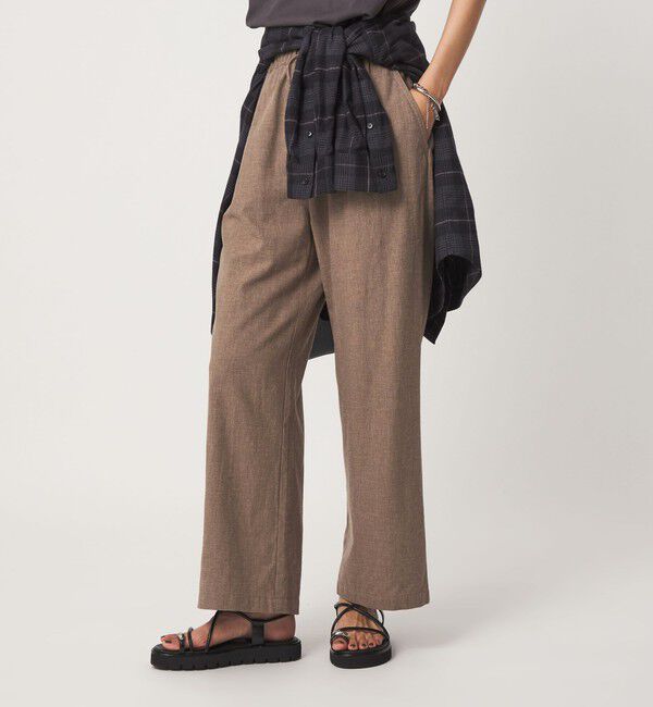 UNITED ARROWS green label relaxing「［size SHORT/TALLあり］BREEZE LINEN ブリーズリネン ワイド パンツ 2」|その他|