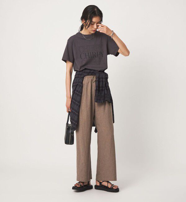 UNITED ARROWS green label relaxing「［size SHORT/TALLあり］BREEZE LINEN ブリーズリネン ワイド パンツ 2」|その他|