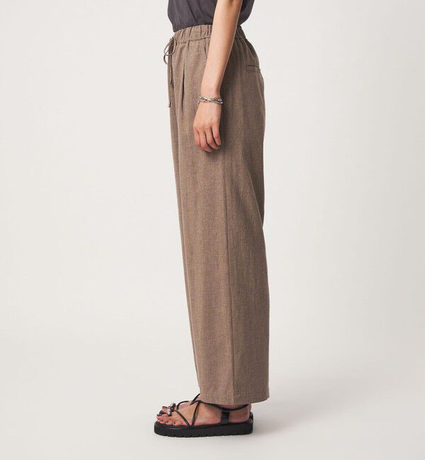UNITED ARROWS green label relaxing「［size SHORT/TALLあり］BREEZE LINEN ブリーズリネン ワイド パンツ 2」|その他|
