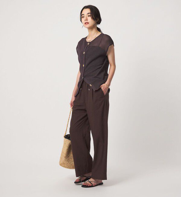 UNITED ARROWS green label relaxing「［size SHORT/TALLあり］BREEZE LINEN ブリーズリネン ワイド パンツ 2」|その他|