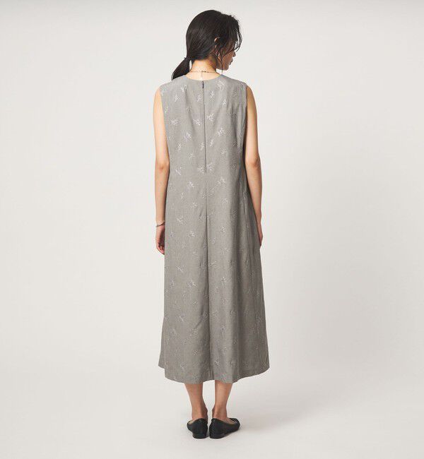 UNITED ARROWS green label relaxing「［size SHORTあり］ラメ エンブロイダリー ジャンパースカート」|ジャンパースカート|
