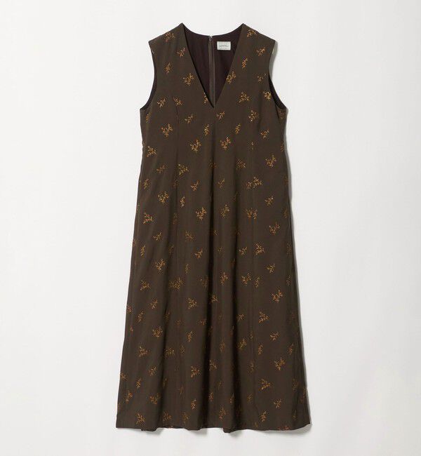 UNITED ARROWS green label relaxing「［size SHORTあり］ラメ エンブロイダリー ジャンパースカート」|ジャンパースカート|