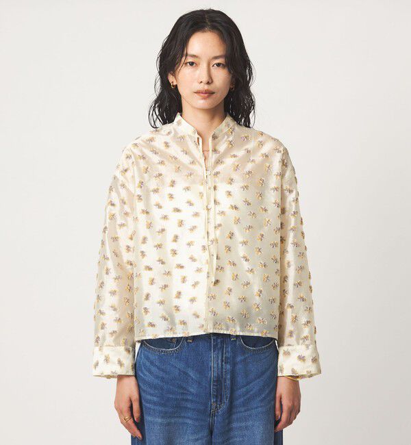 UNITED ARROWS green label relaxing「ジャガード シャツ」|シャツ・ブラウス|