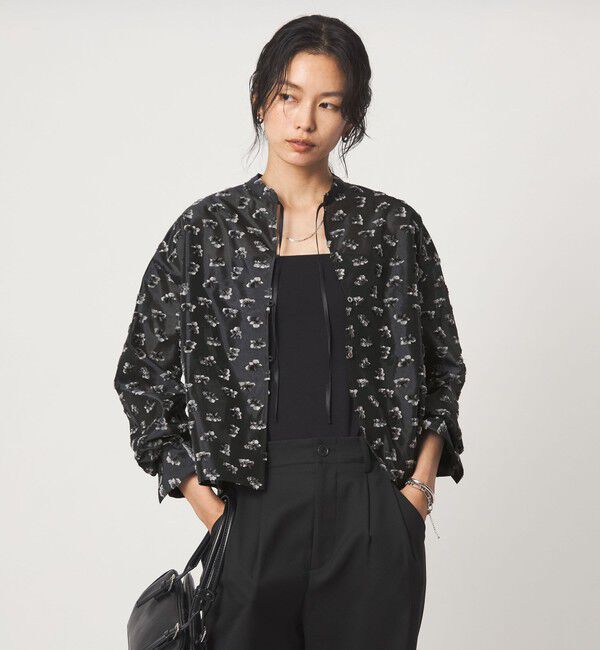 UNITED ARROWS green label relaxing「ジャガード シャツ」|シャツ・ブラウス|