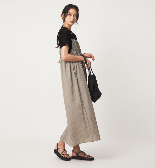 UNITED ARROWS green label relaxing「シャーリング キャミソール ワンピース」|ワンピース|