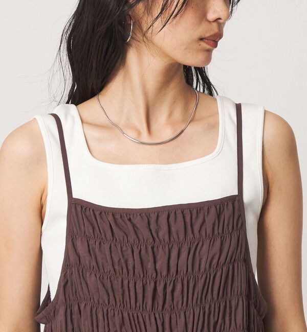 UNITED ARROWS green label relaxing「シャーリング キャミソール ワンピース」|ワンピース|