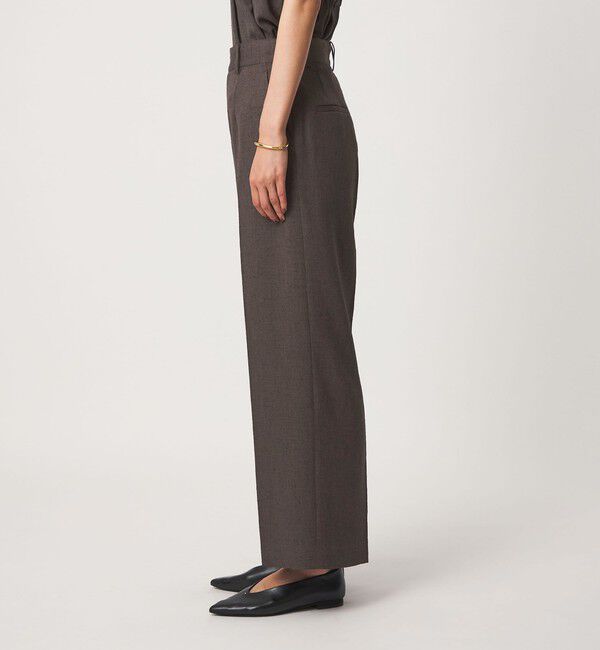 UNITED ARROWS green label relaxing「ネップツイル ストレート パンツ マシンウォッシャブル」|スラックス|