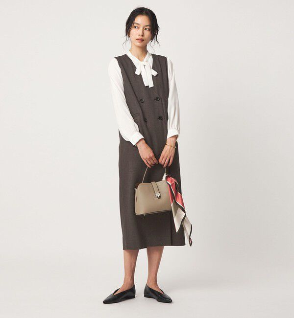 UNITED ARROWS green label relaxing「ネップツイル ジャンパースカート マシンウォッシャブル」|ジャンパースカート|