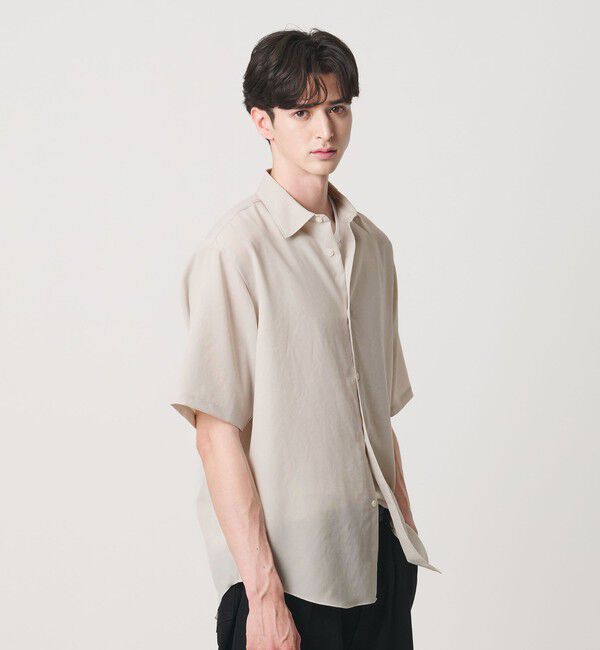 BEAUTY&YOUTH UNITED ARROWS「ライト ウェーブ トリクシオン レギュラー シャツ GRANDE TAPERD型」|シャツ・ブラウス|LT.GRAY