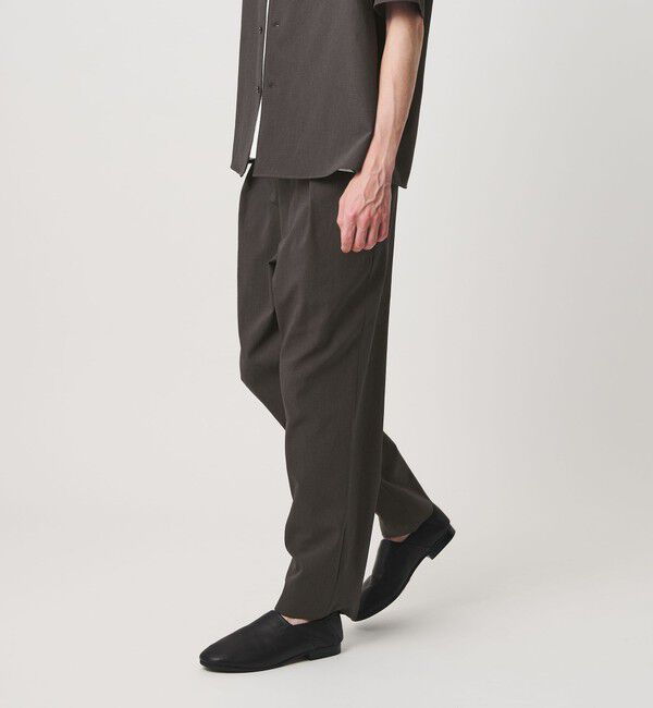 BEAUTY&YOUTH UNITED ARROWS「KOMATSU PACK トロピカル 1P テーパード イージー パンツ NO.9 ストレッチ 吸水速乾 UVカット セットアップ」|チノ|