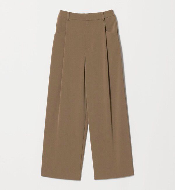 BEAUTY&YOUTH UNITED ARROWS「ポリエステルブレンド バックゴム ワイドパンツ ウォッシャブル 吸水速乾 防シワ」|その他|