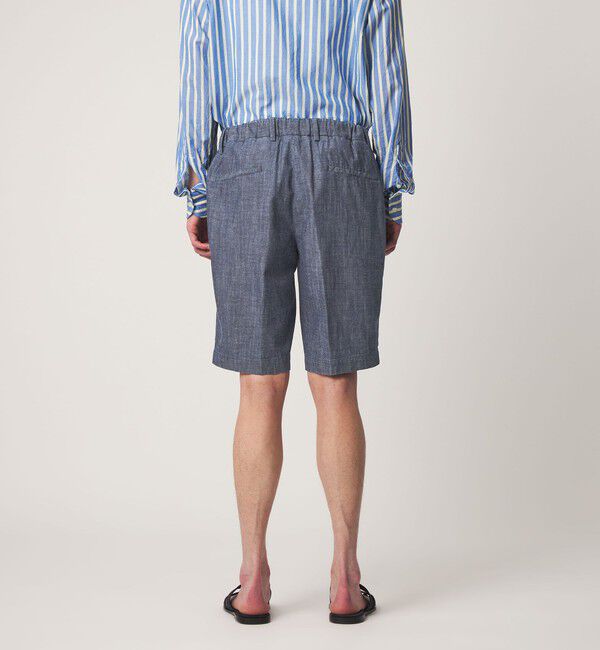 UNITED ARROWS「＜DEVORE＞シャンブレー ハーフギャザー ショーツ」|その他|