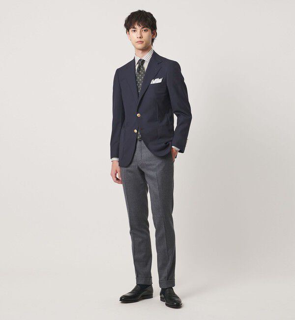 UNITED ARROWS「Vitale Barberis Canonico シングル ３ボタン ブレザー」|テーラードジャケット|