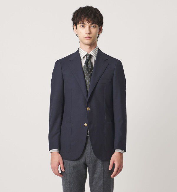 UNITED ARROWS「Vitale Barberis Canonico シングル ３ボタン ブレザー」|テーラードジャケット|
