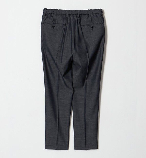 UNITED ARROWS「＜SOVEREIGN＞ グレー シャンブレー ハーフギャザー イージースラックス」|チノ|
