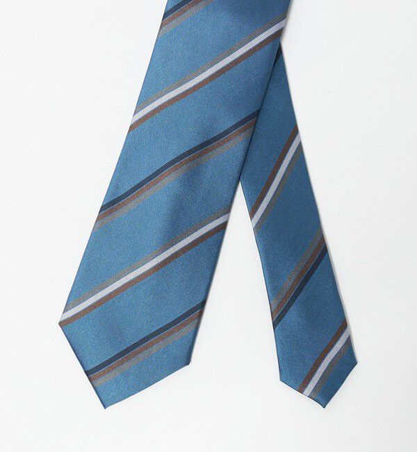 UNITED ARROWS green label relaxing「GLR シルク2 8.0cm ストライプ2 ネクタイ」|ネクタイ・蝶ネクタイ|
