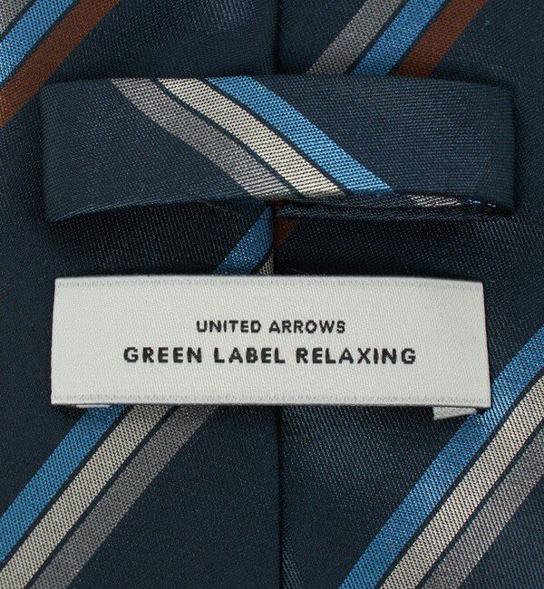 UNITED ARROWS green label relaxing「GLR シルク2 8.0cm ストライプ2 ネクタイ」|ネクタイ・蝶ネクタイ|