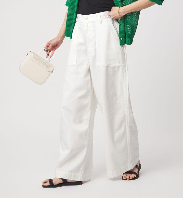 UNITED ARROWS green label relaxing「＜スタイリスト兵藤千尋さんコラボ＞ベイカー ライト デニム 接触冷感」|デニム|