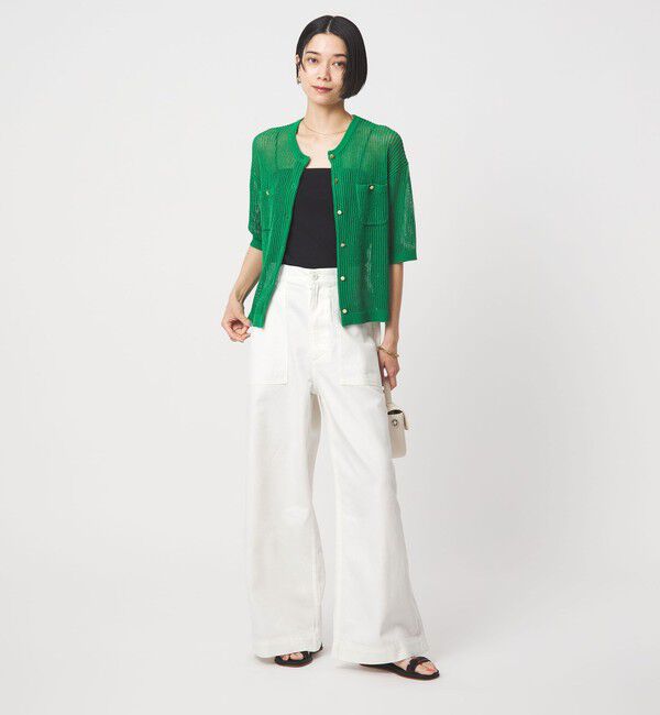 UNITED ARROWS green label relaxing「＜スタイリスト兵藤千尋さんコラボ＞ベイカー ライト デニム 接触冷感」|デニム|