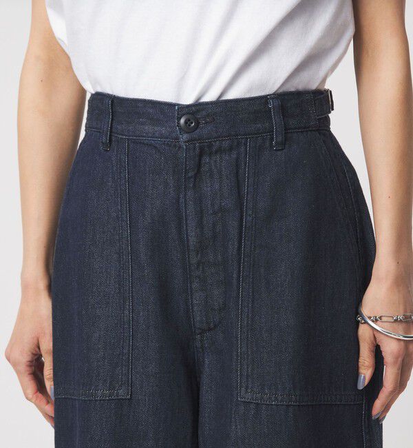 UNITED ARROWS green label relaxing「＜スタイリスト兵藤千尋さんコラボ＞ベイカー ライト デニム 接触冷感」|デニム|