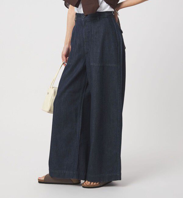 UNITED ARROWS green label relaxing「＜スタイリスト兵藤千尋さんコラボ＞ベイカー ライト デニム 接触冷感」|デニム|
