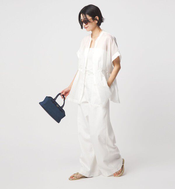 UNITED ARROWS green label relaxing「【結論シリーズ】ギャザーハイウエストブラウス」|シャツ・ブラウス|