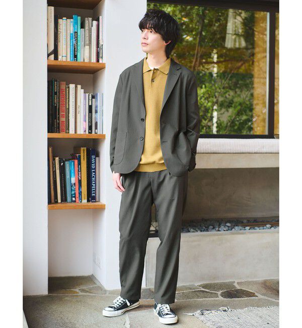 UNITED ARROWS green label relaxing「Dot Air 1プリーツ ユーティリティー パンツ W2 -ストレッチ-」|その他|