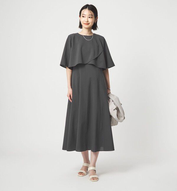 UNITED ARROWS green label relaxing「ケープ ナローフレア ワンピース」|ワンピース|