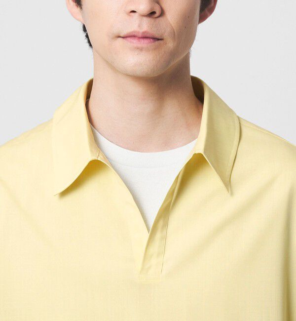 UNITED ARROWS green label relaxing「ウォッシャブルトロ スキッパー 半袖 シャツ プルオーバー -ウォッシャブル・ストレッチ-」|シャツ・ブラウス|