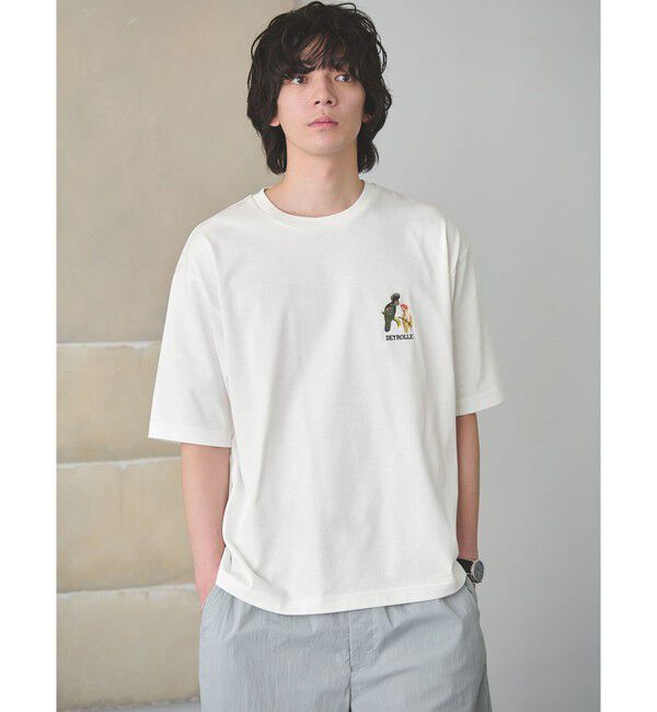 UNITED ARROWS green label relaxing「DEYROLLE GLR プリント クルーネック 半袖 Tシャツ」|Tシャツ・カットソー|その他1