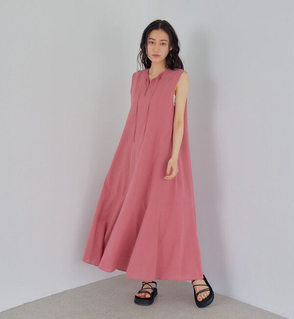 EMMEL REFINES「＜EMMEL REFINES＞EM Cボイル パネルキリカエ 2WAY ワンピース」|ワンピース|PINK