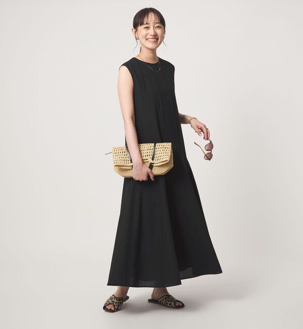 UNITED ARROWS green label relaxing「［size SHORT/TALLあり］ドライクロス ワンピース マシンウォッシャブル 通気性」|ワンピース|