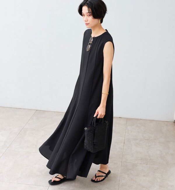 UNITED ARROWS green label relaxing「［size SHORT/TALLあり］ドライクロス ワンピース マシンウォッシャブル 通気性」|ワンピース|