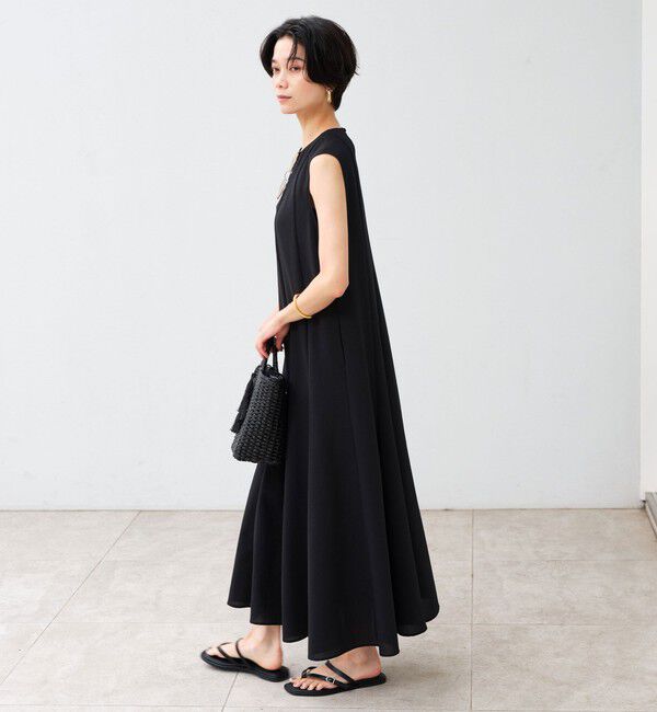 UNITED ARROWS green label relaxing「［size SHORT/TALLあり］ドライクロス ワンピース マシンウォッシャブル 通気性」|ワンピース|