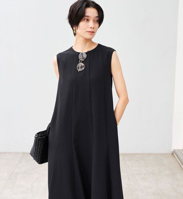 UNITED ARROWS green label relaxing「［size SHORT/TALLあり］ドライクロス ワンピース マシンウォッシャブル 通気性」|ワンピース|