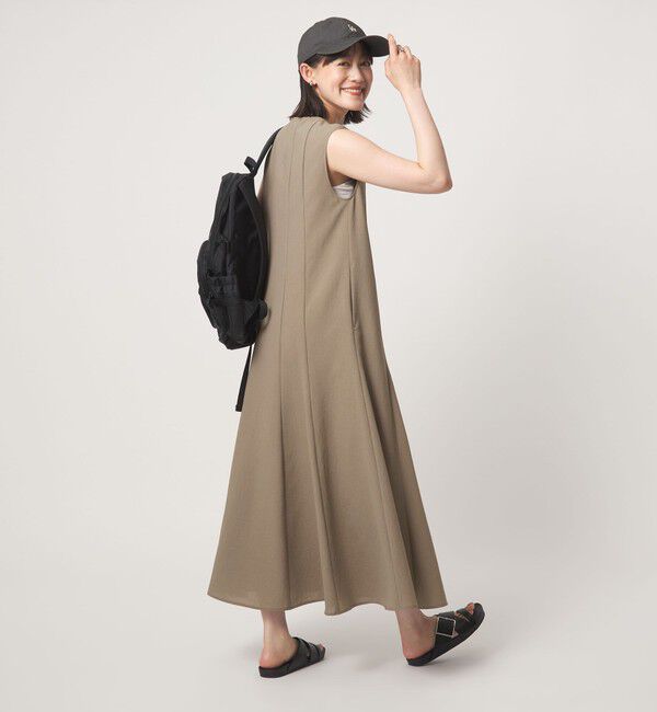 UNITED ARROWS green label relaxing「［size SHORT/TALLあり］ドライクロス ワンピース マシンウォッシャブル 通気性」|ワンピース|